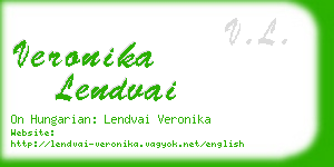 veronika lendvai business card
